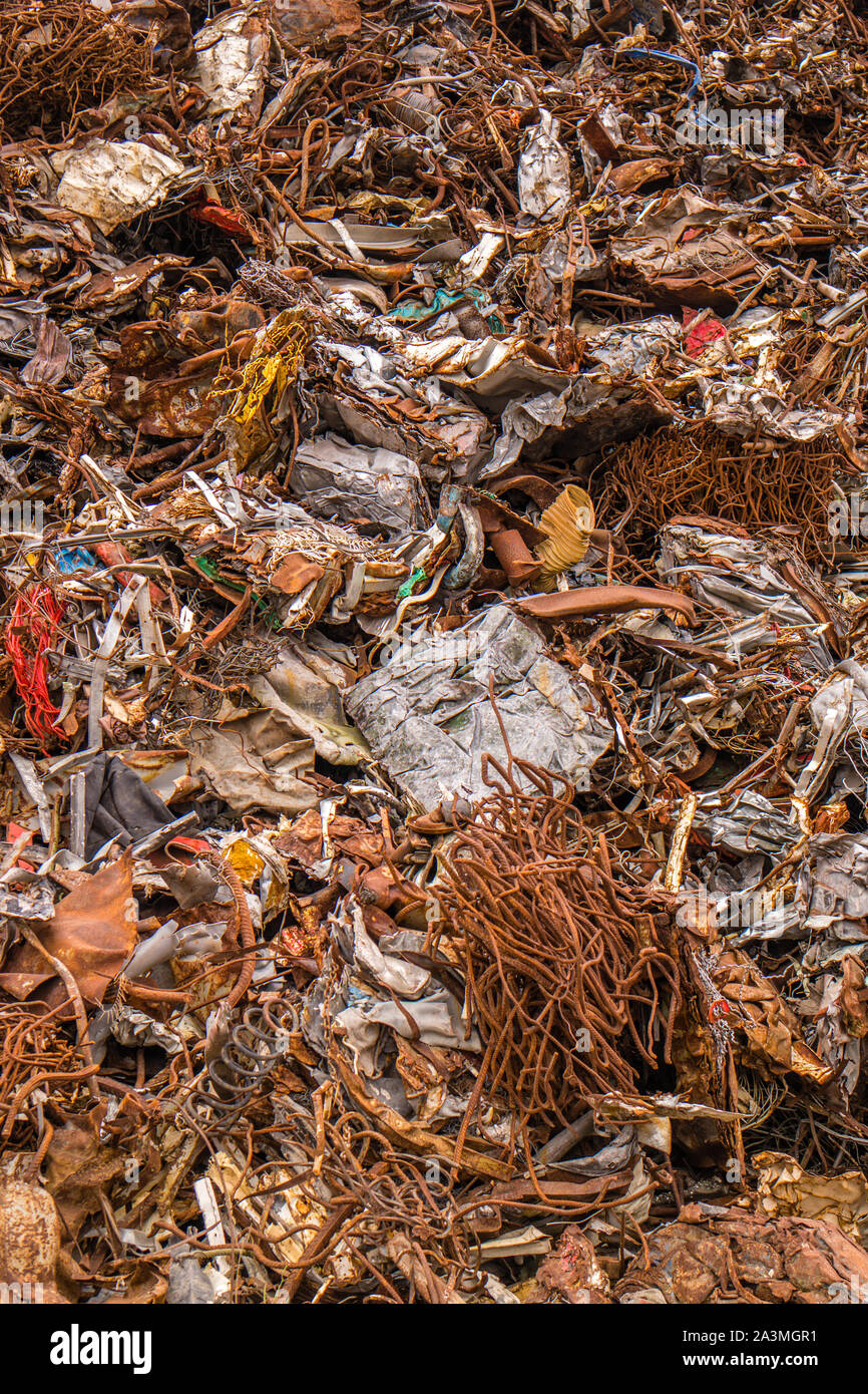 metall Recycling yard Stock Photo