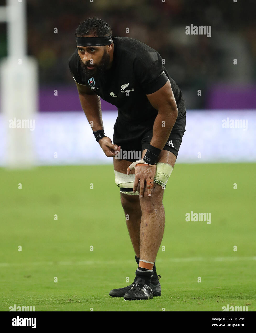 New Zealand's Patrick Tuipulotu during the 2019 Rugby World Cup match at Oita Stadium, Japan Stock Photo
