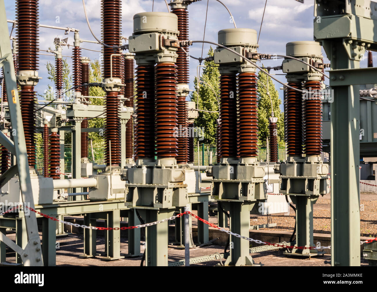 Electric Power Station Stock Photo Alamy