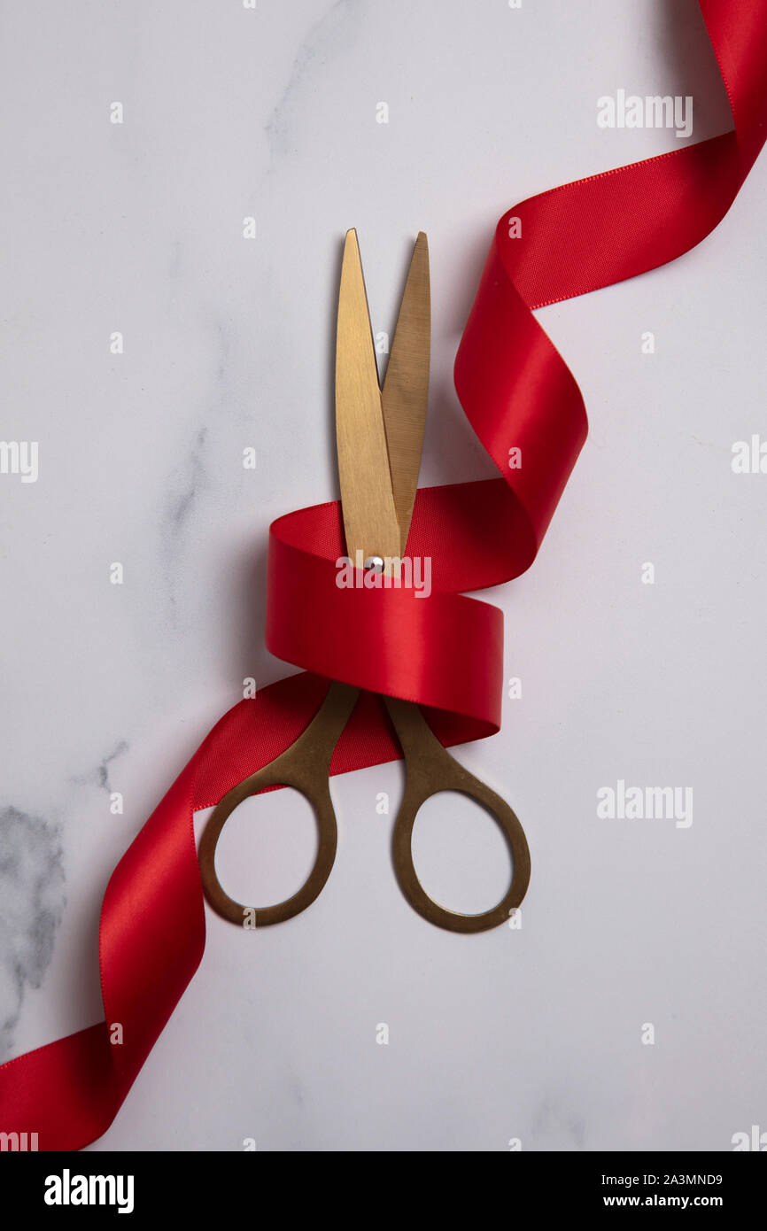 Ribbon Cutting Ceremony / Grand Opening Stock Photo - Alamy