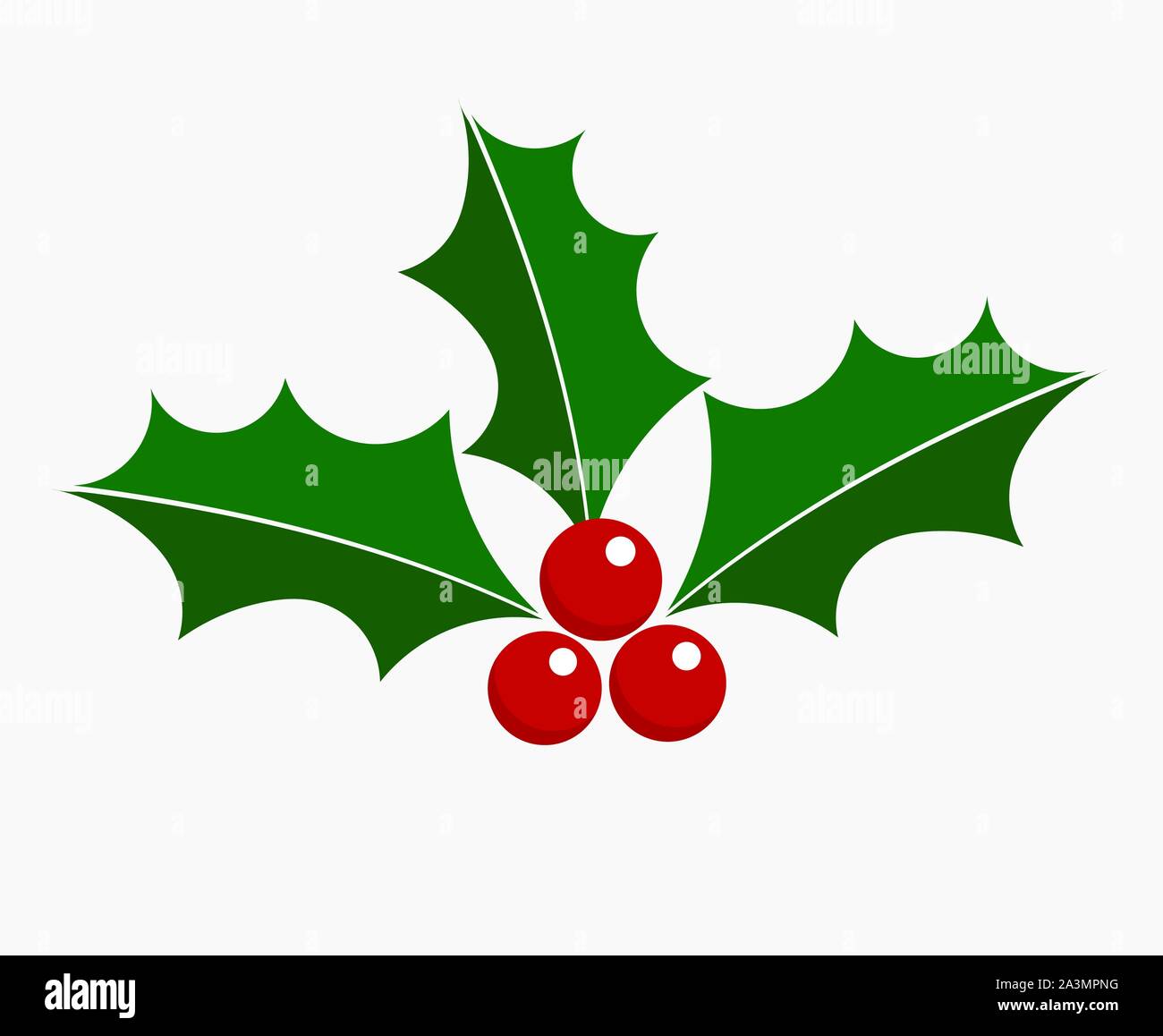 Holly berry Christmas icon. Element for design Stock Vector Image & Art ...