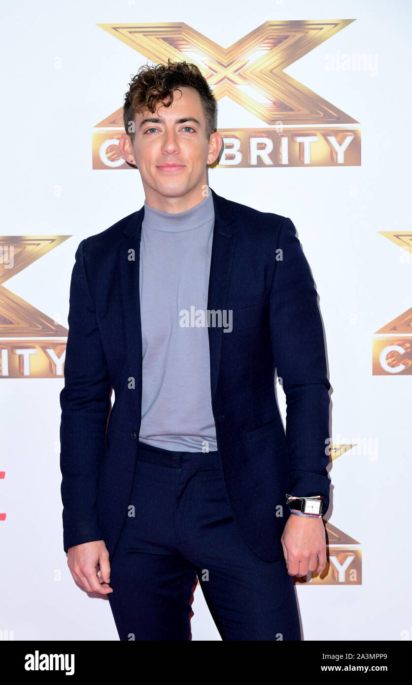 Kevin McHale attending the launch of The Factor: Celebrity, held at the Mayfair Hotel, London. Stock Photo