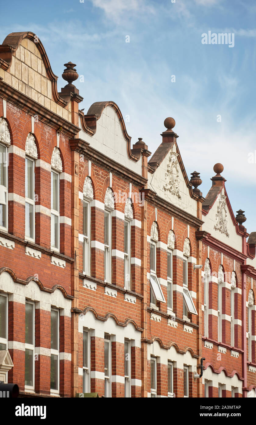 London gables on the High Road, East Finchley, London Stock Photo Alamy