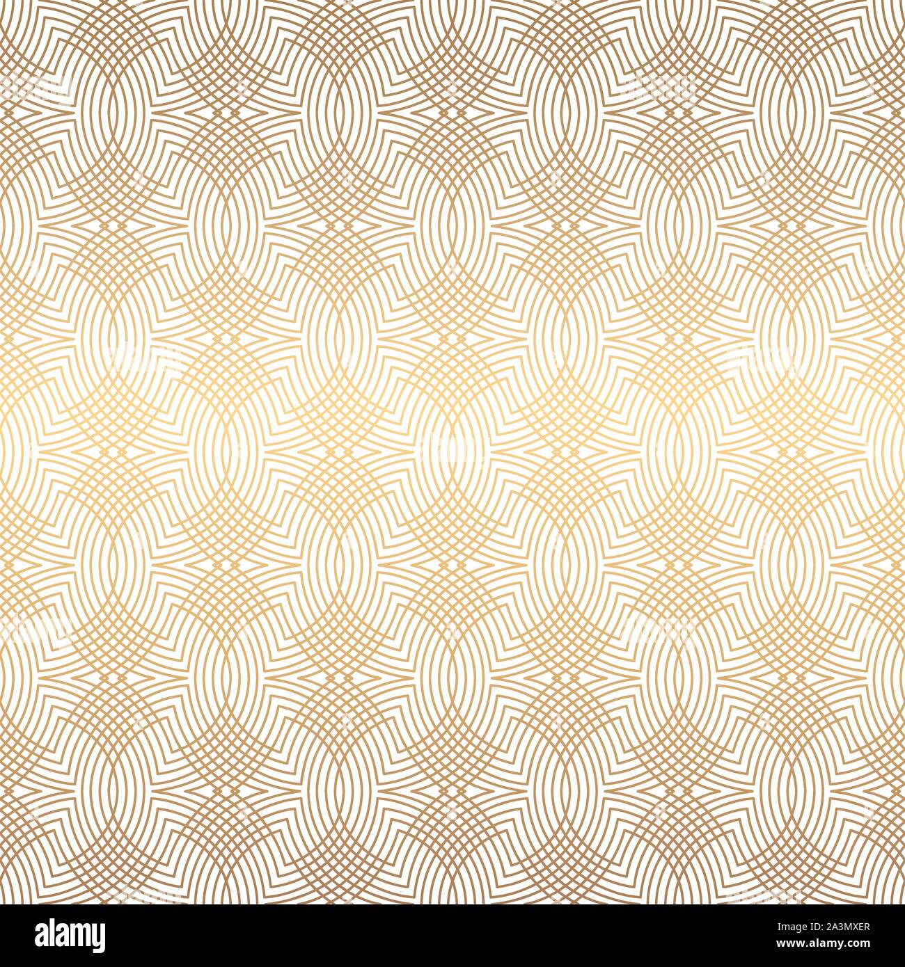Art Deco Pattern. Seamless white and gold background Stock Vector Image ...