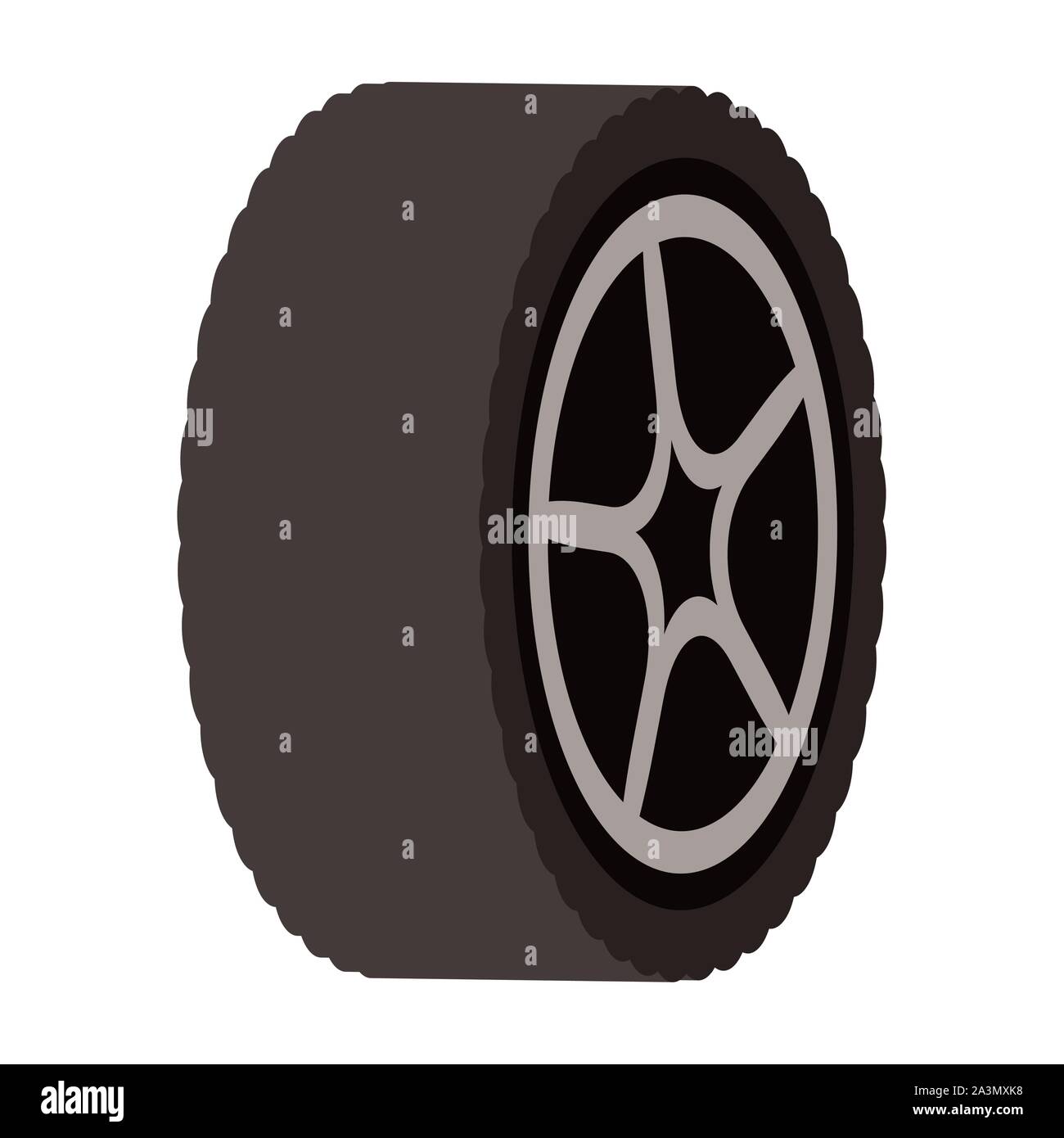 tire wheel car isolated icon Stock Vector Image & Art Alamy