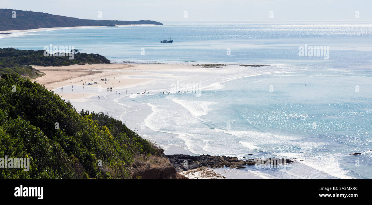Anglesea beach, Anglesea, Great Ocean Road, Victoria, Australia Stock