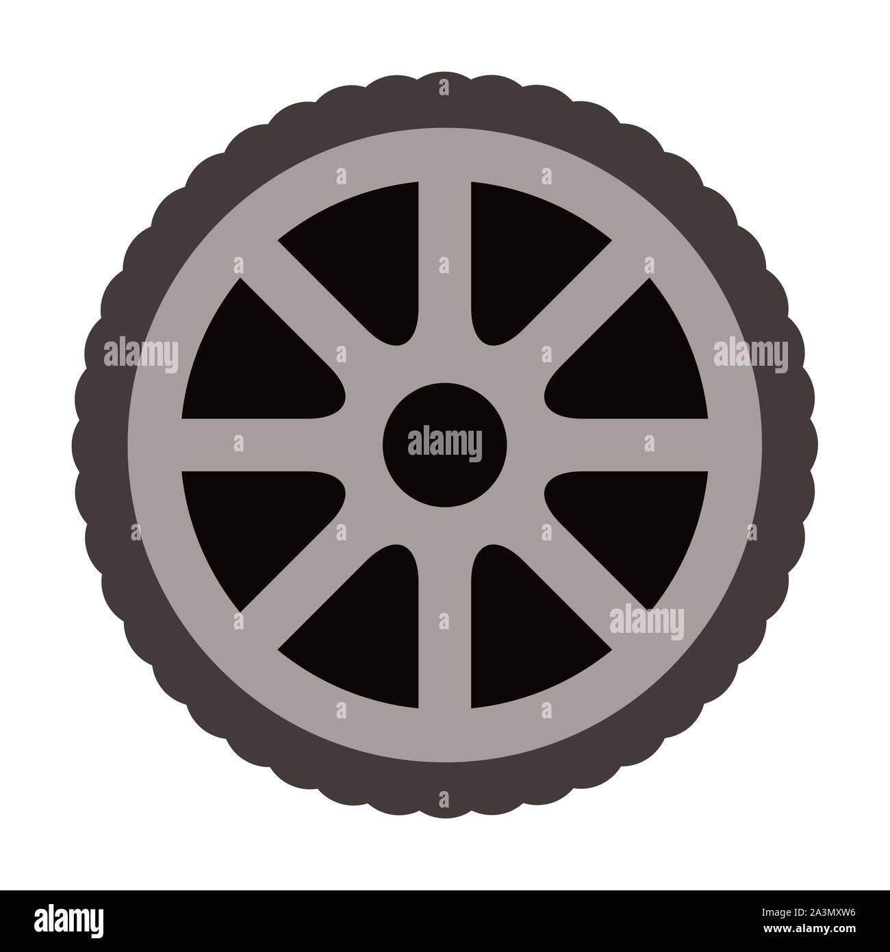 tire wheel car isolated icon Stock Vector Image & Art - Alamy