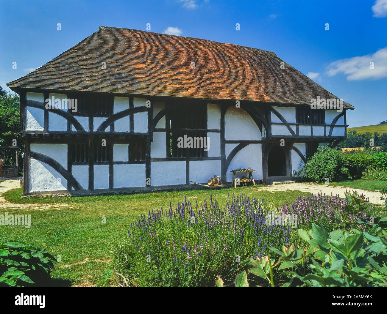 Bayleaf farmstead from chiddingstone hires stock photography and
