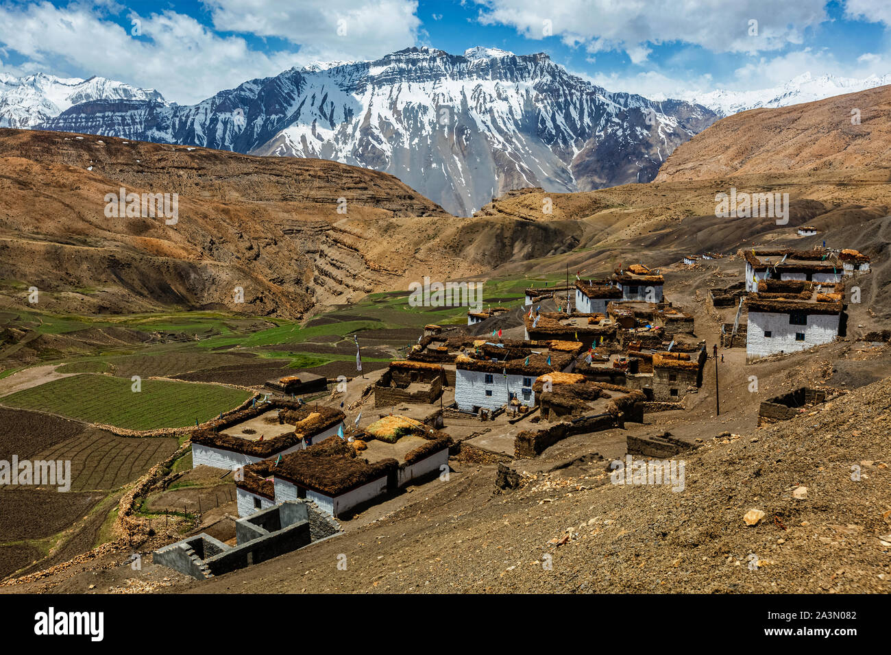 Indian himalayan village hi-res stock photography and images - Alamy