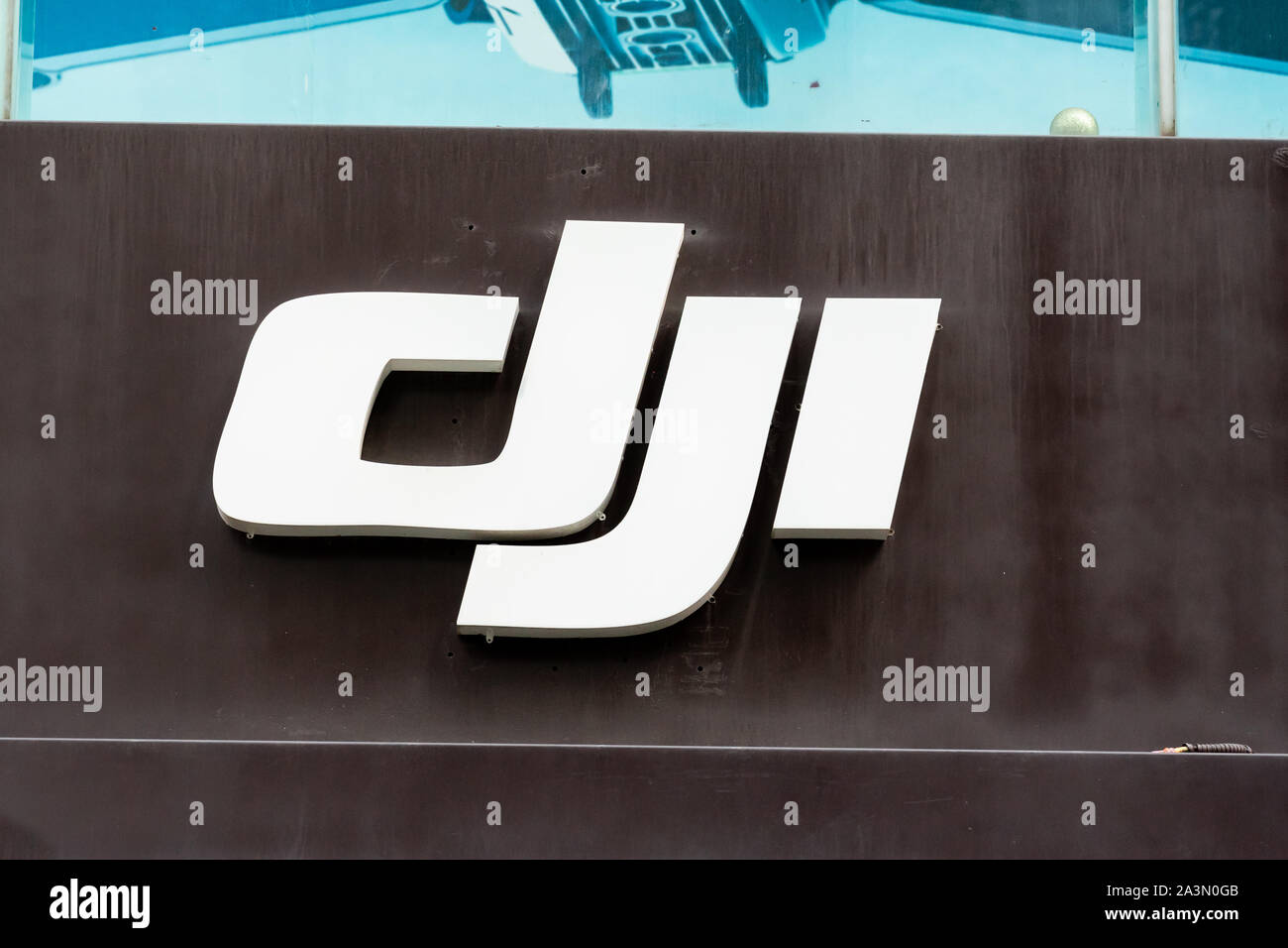 Chinese technology company, DJI logo seen in Guangzhou Stock Photo - Alamy