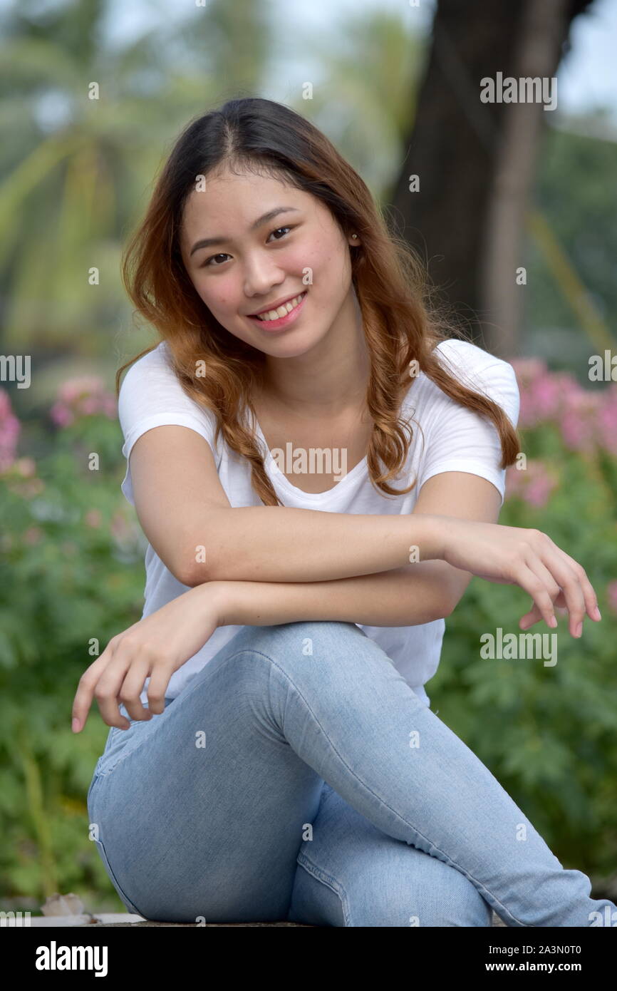 An Adult Female And Confidence Stock Photo