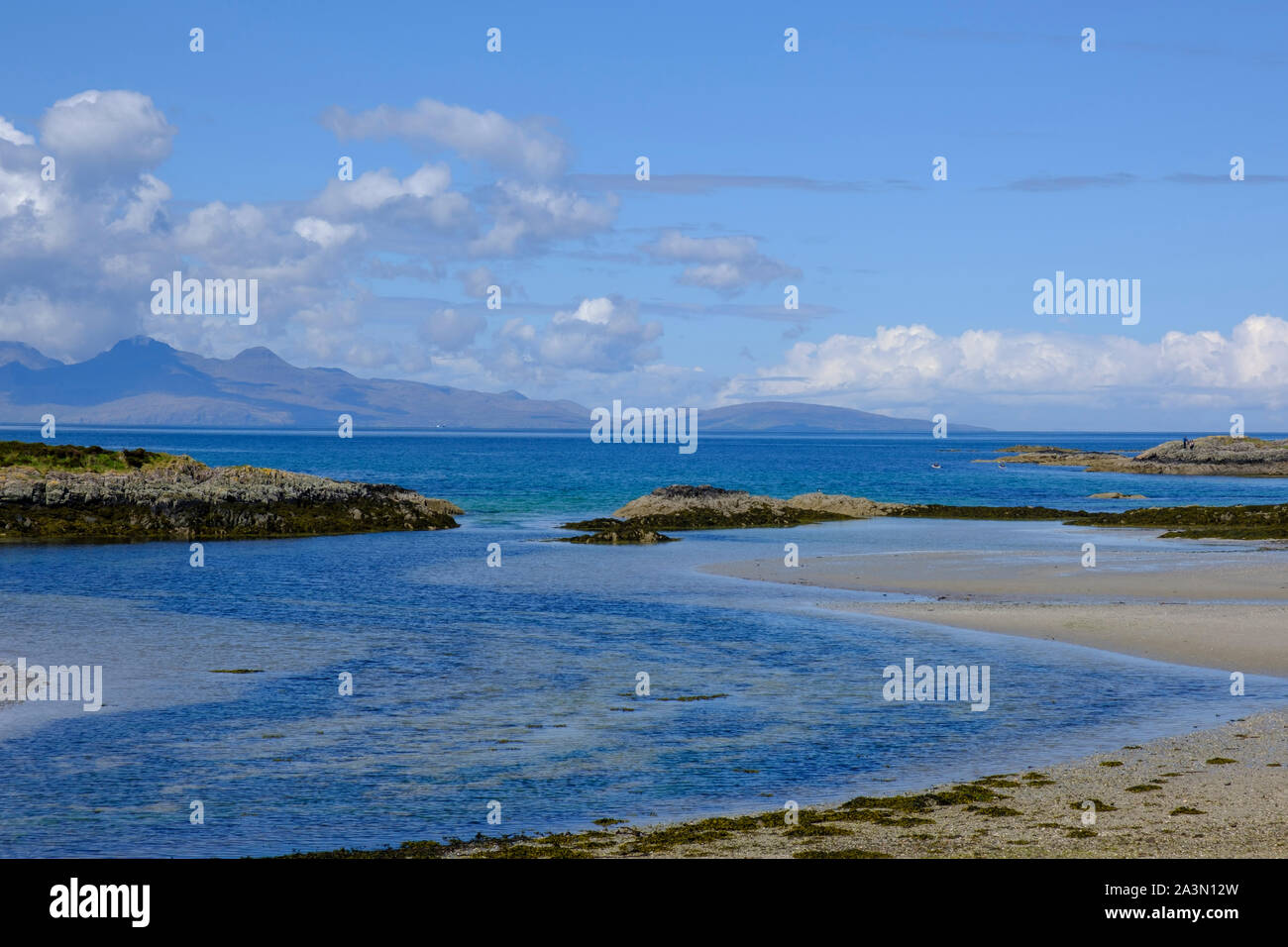 Traigh beach Arisaig Lochaber Inverness-shire Highland Scotland Stock Photo