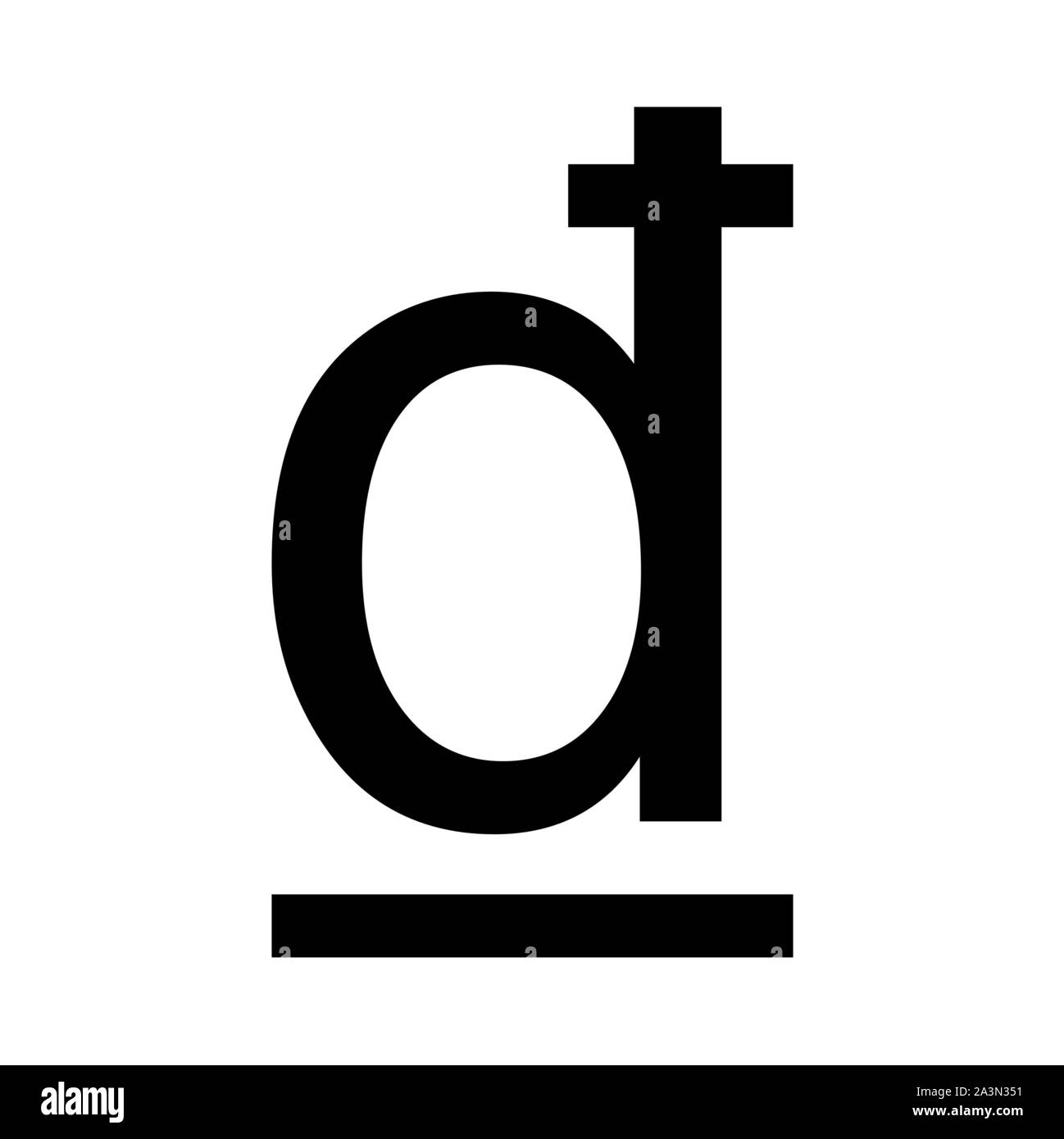 Dong currency symbol Stock Vector