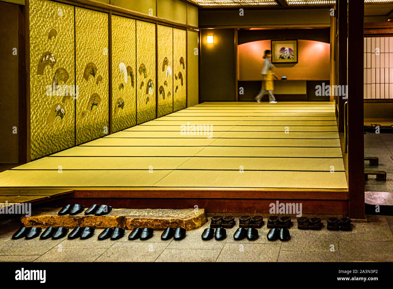 Japanese Architecture and Design in Sanyoso Ryokan, Izunokuni, Japan