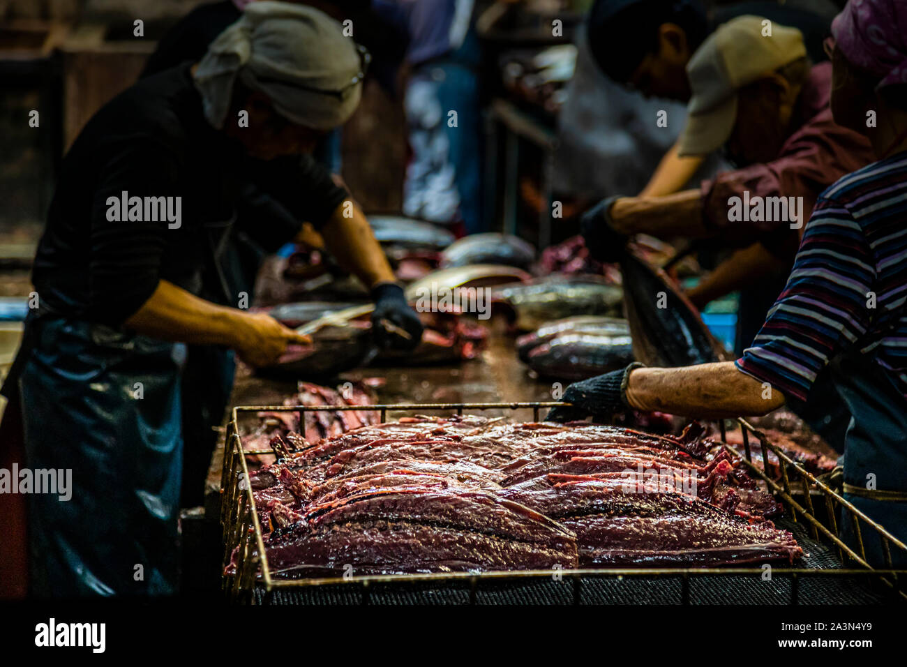 Yasuhisa Serizawa's Katsuobushi Manufacture in Nishiizu-Cho, Shizuoka, Japan Stock Photo
