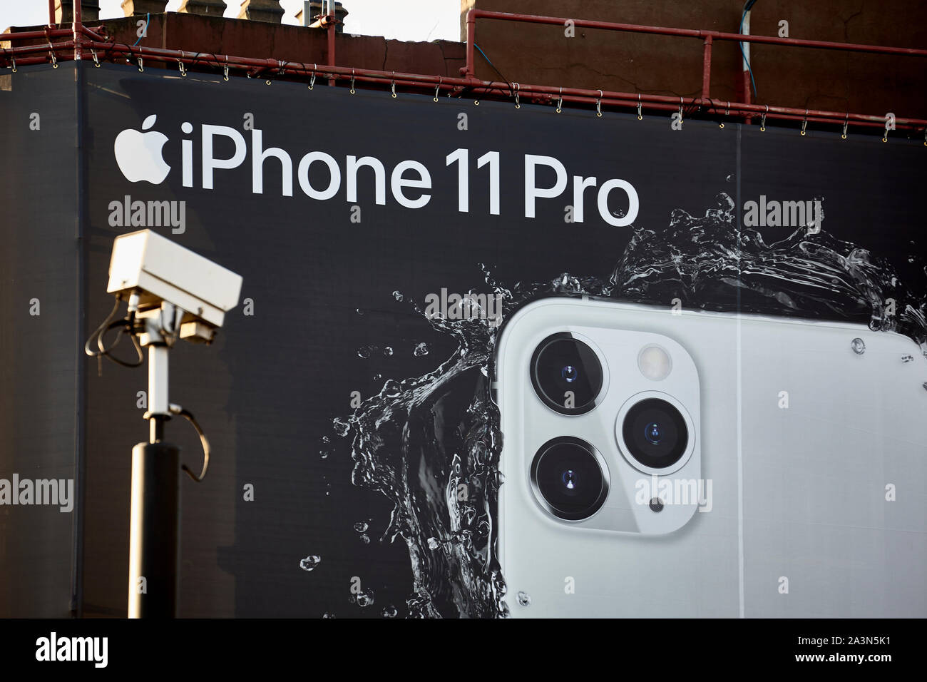 Apple IPhone 11 Pro Billboard in London Stock Photo