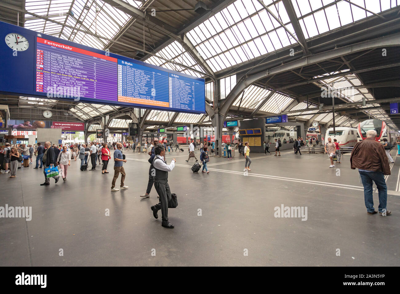 Zurich Hauptbahnhof is Zurich's main station, often abbreviated to
