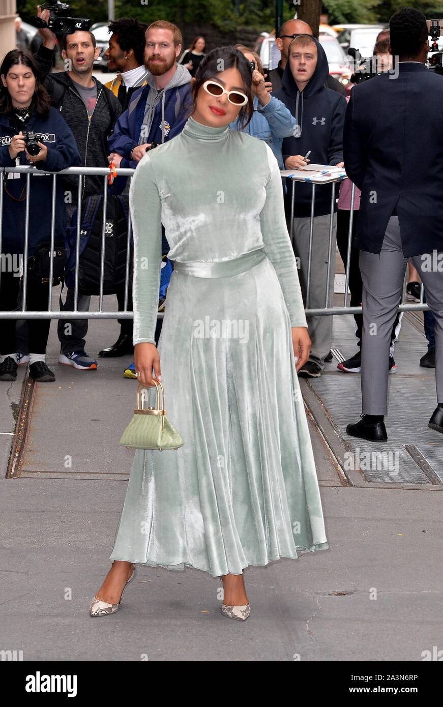 Priyanka Chopra out and about for Celebrity Candids - TUE, , New York, NY October 8, 2019. Photo By: Kristin Callahan/Everett Collection Stock Photo