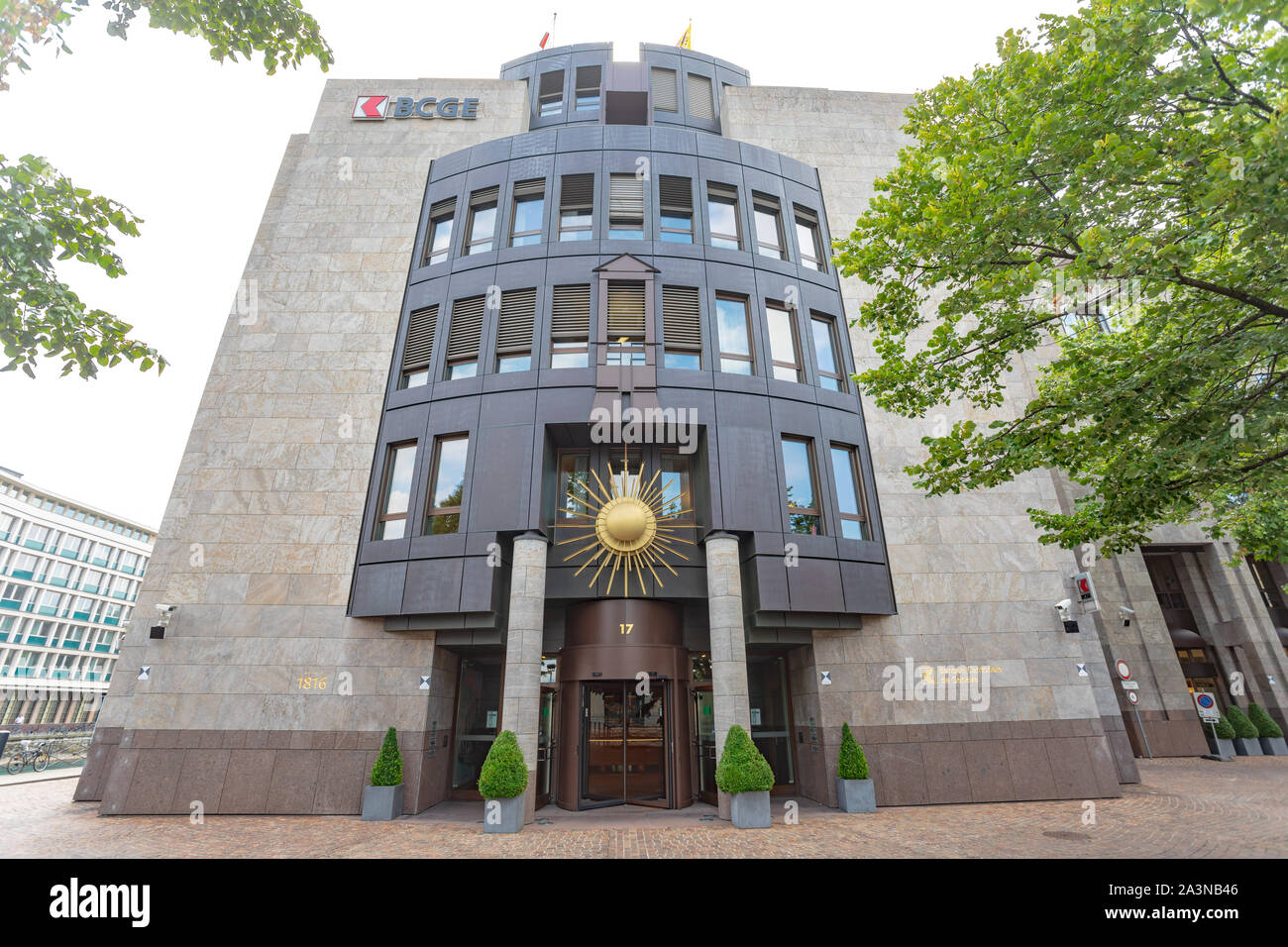 Geneva Cantonal Bank, BCGE, Geneva, Switzerland Stock Photo - Alamy