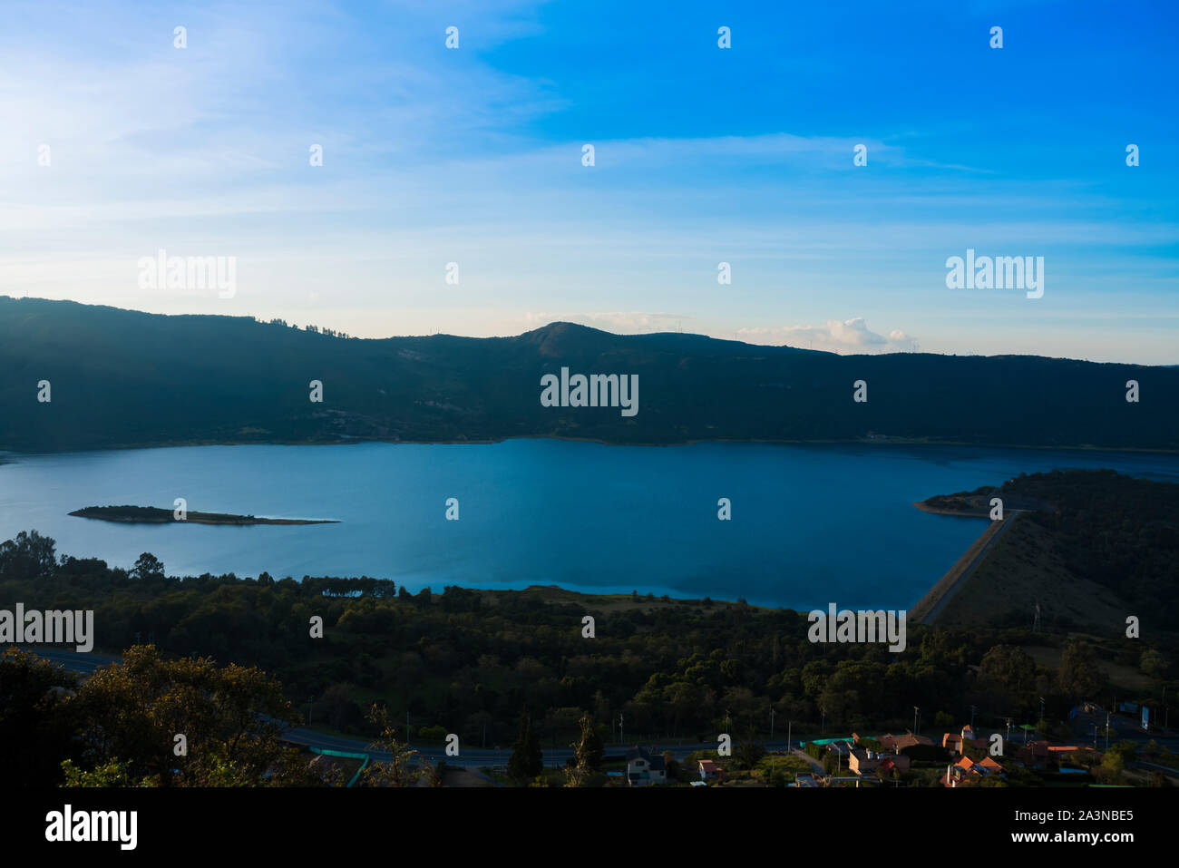 San Rafael Lake at La Calera Colombia, South America, la Calera