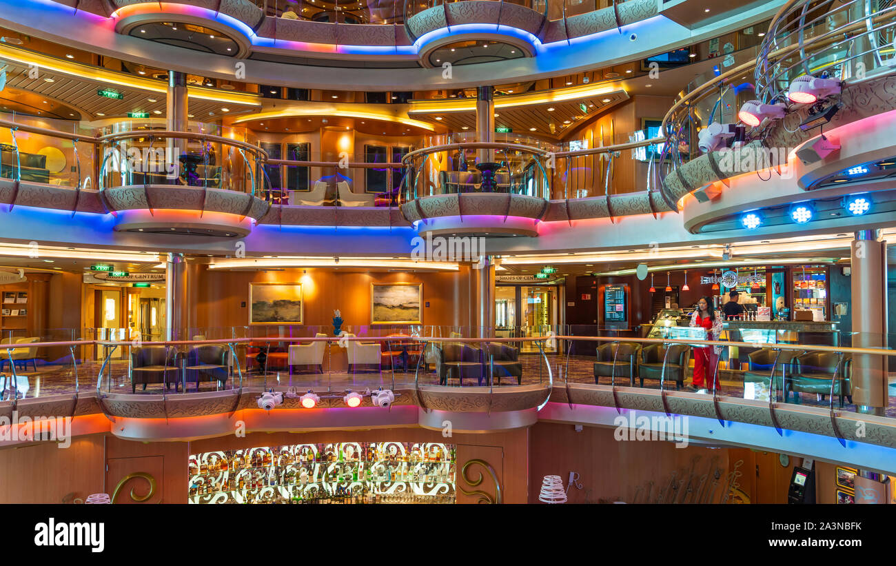 The casino on board the Royal Caribbean cruise ship Serenade of the Seas  Stock Photo - Alamy