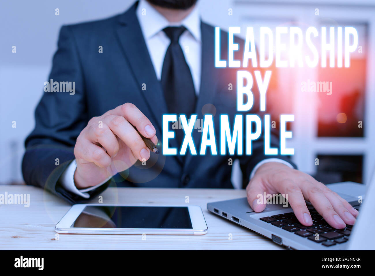 Handwriting text writing Leadership By Example. Conceptual photo ...