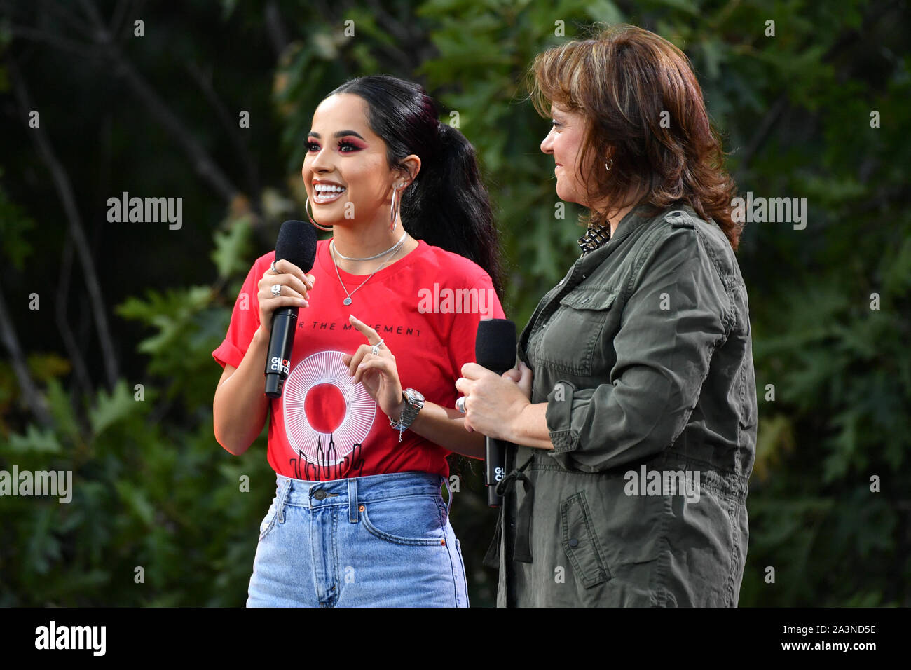 Global Citizen Festival, Central Park, New York, USA - 28 Sep 2019 - Becky G Stock Photo
