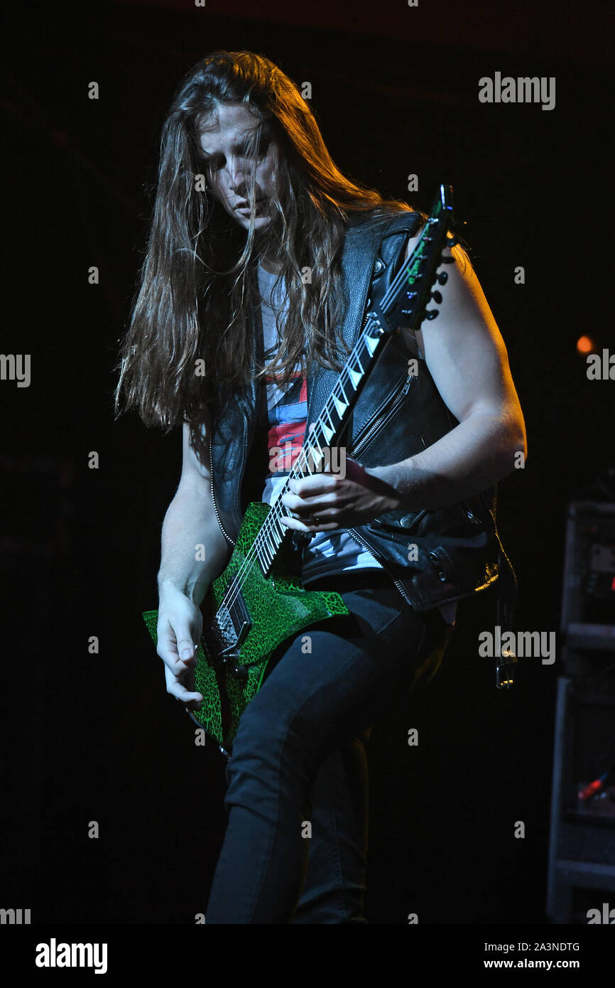 Fort Lauderdale FL, USA. 08th Oct, 2019. The Black Dahlia Murder perform at Revolution Live on October 8, 2019 in Fort Lauderdale, Florida. Credit: Mpi04/Media Punch/Alamy Live News Stock Photo