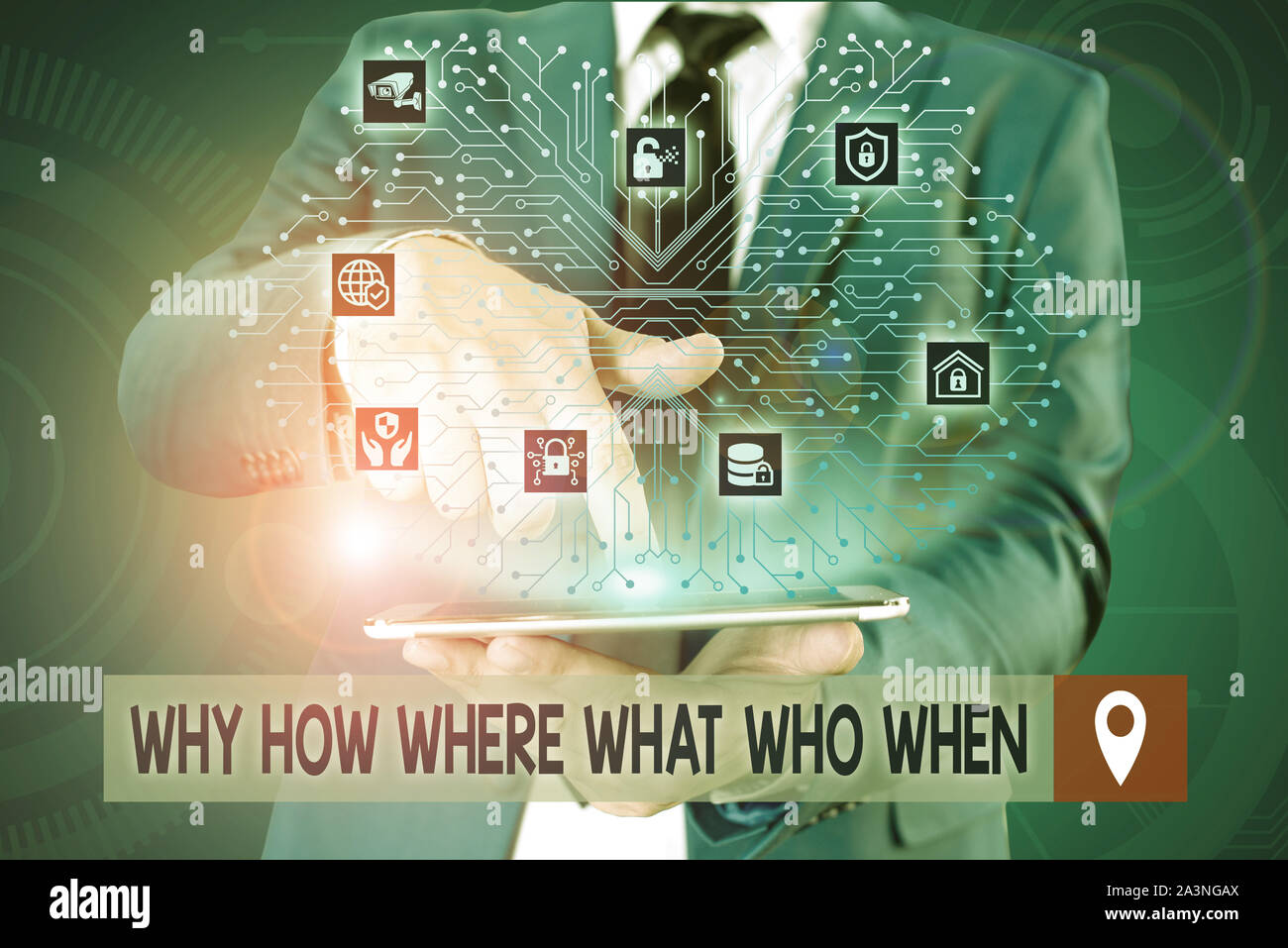 Handwriting text writing Why How Where What Who When. Conceptual photo ...