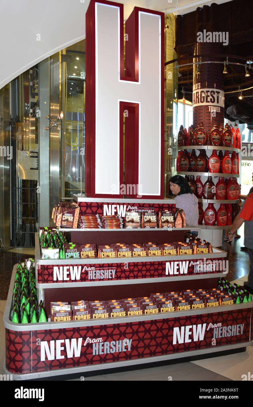 Hersheys chocolate world las vegas nv hi-res stock photography and