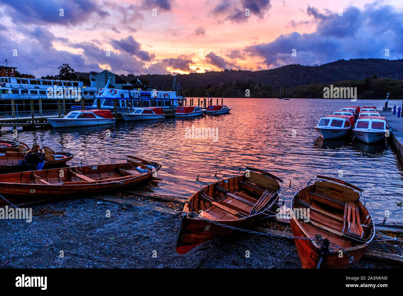 bowness on windermere, lake district national park, cumbria, england