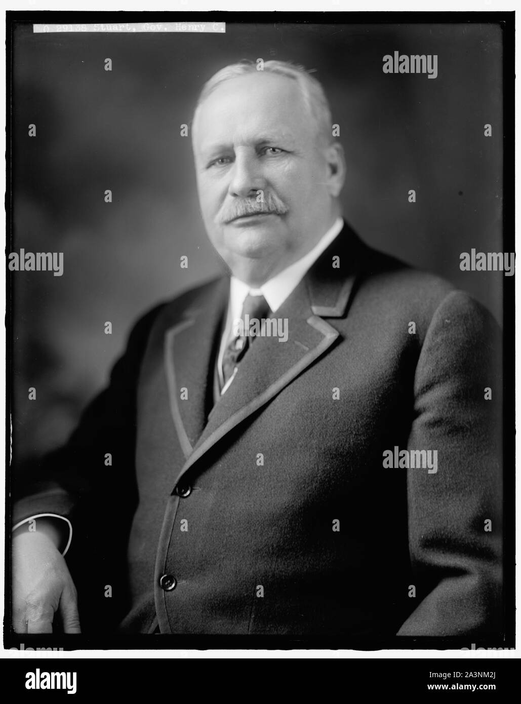 STUART, HENRY C. GOVERNOR Stock Photo