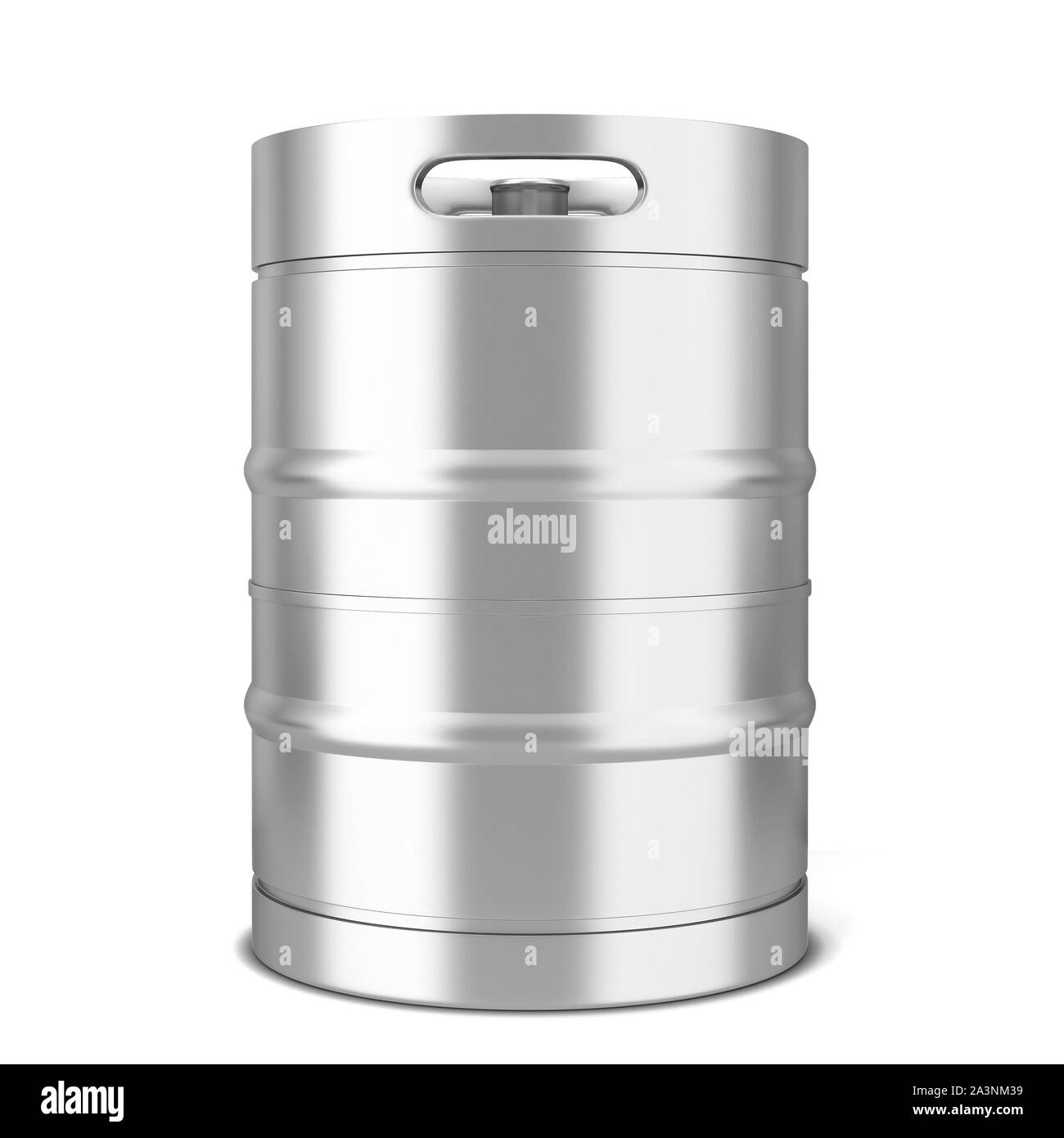 Beer keg. 3d illustration isolated on white background Stock Photo Alamy
