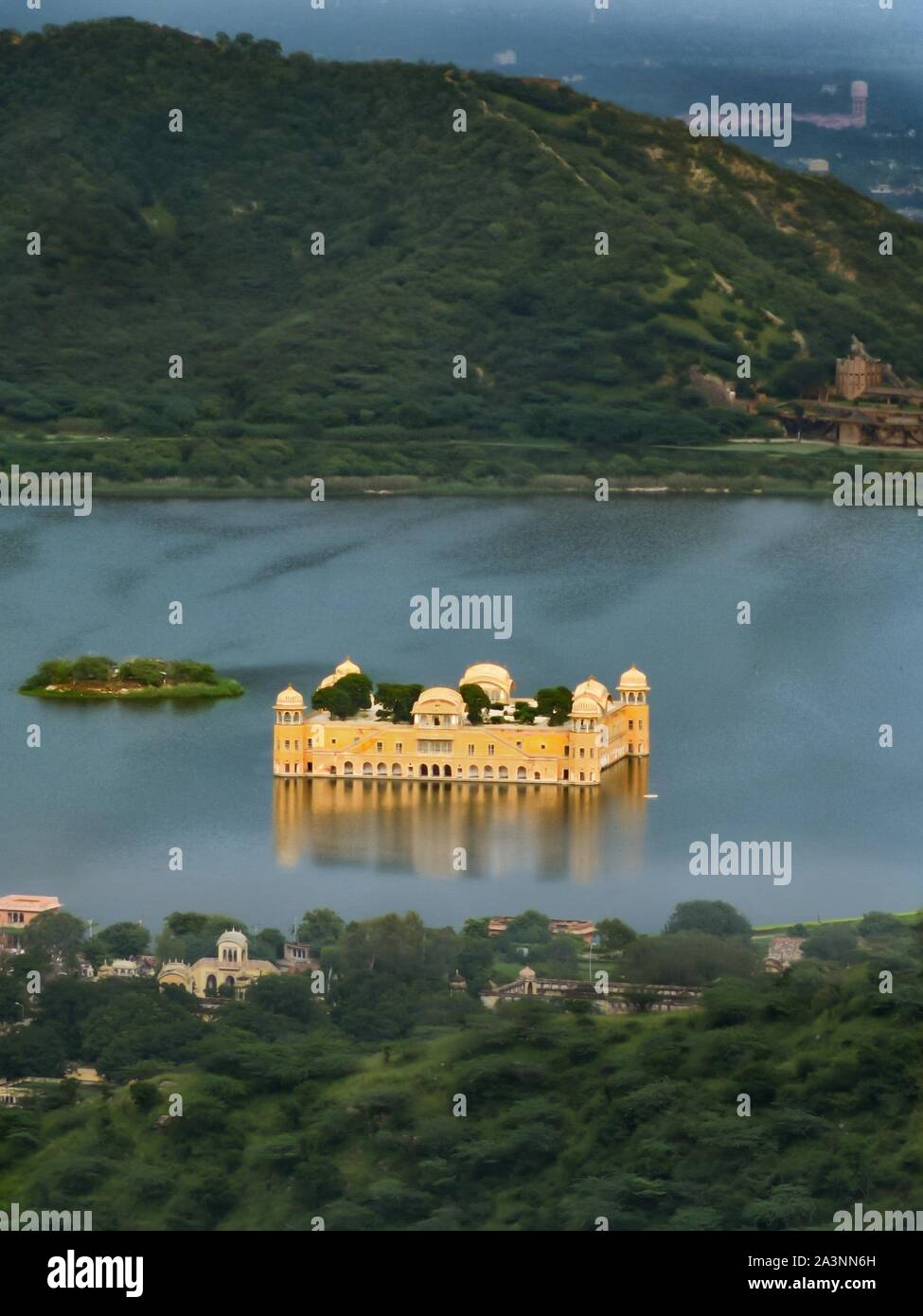 Jal Mahal or Water Palace Stock Photo