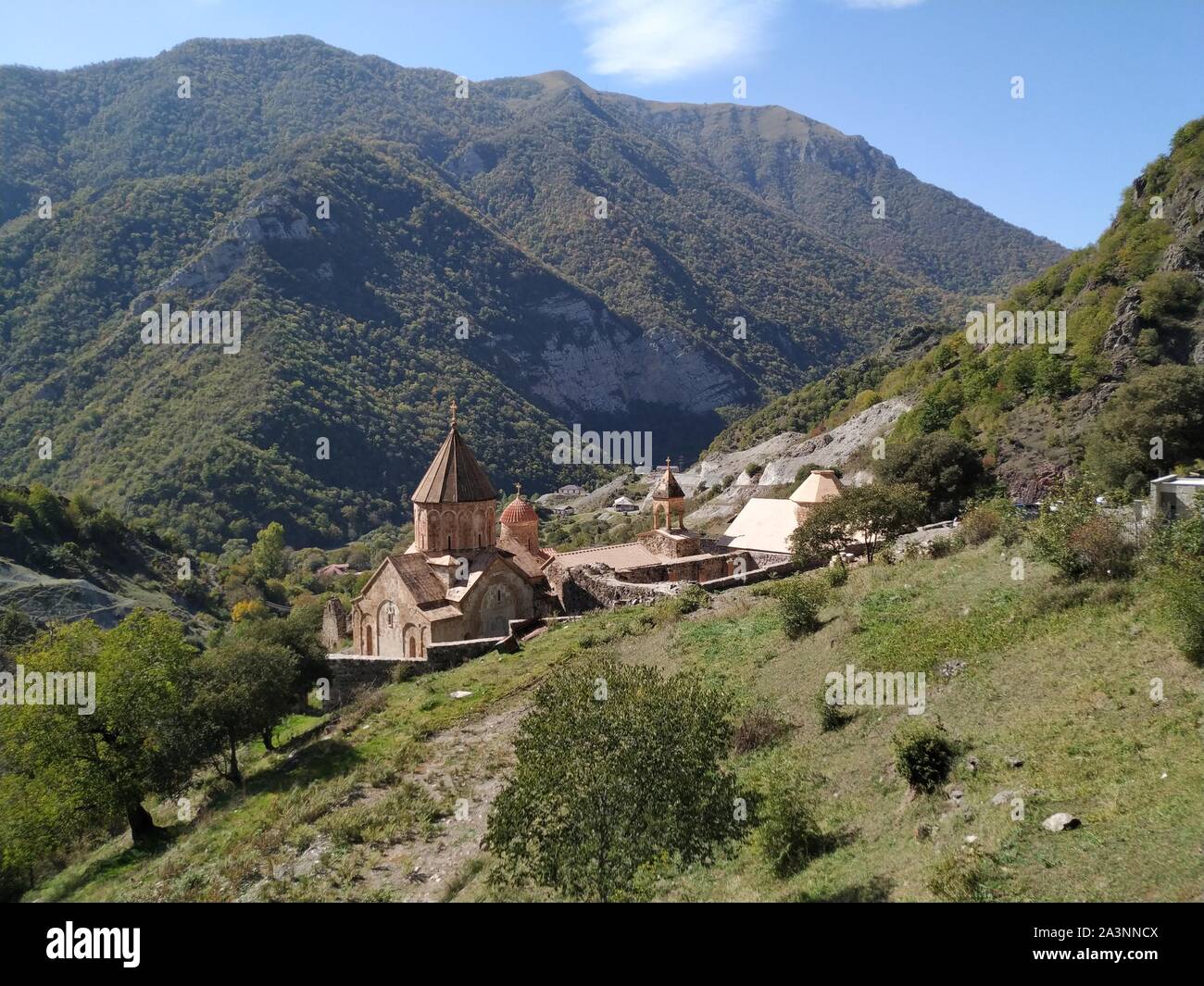 Dadivank monastery in Nagorno Karabakh dispute territory Armenia Azerbaijan 2019 Stock Photo