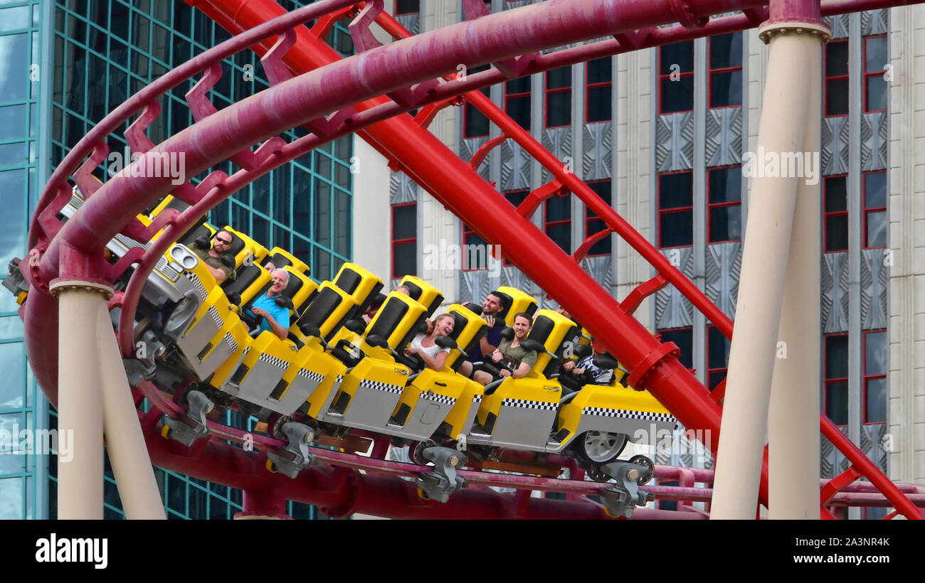 The Big Apple Coaster at New York New York Hotel and Casino