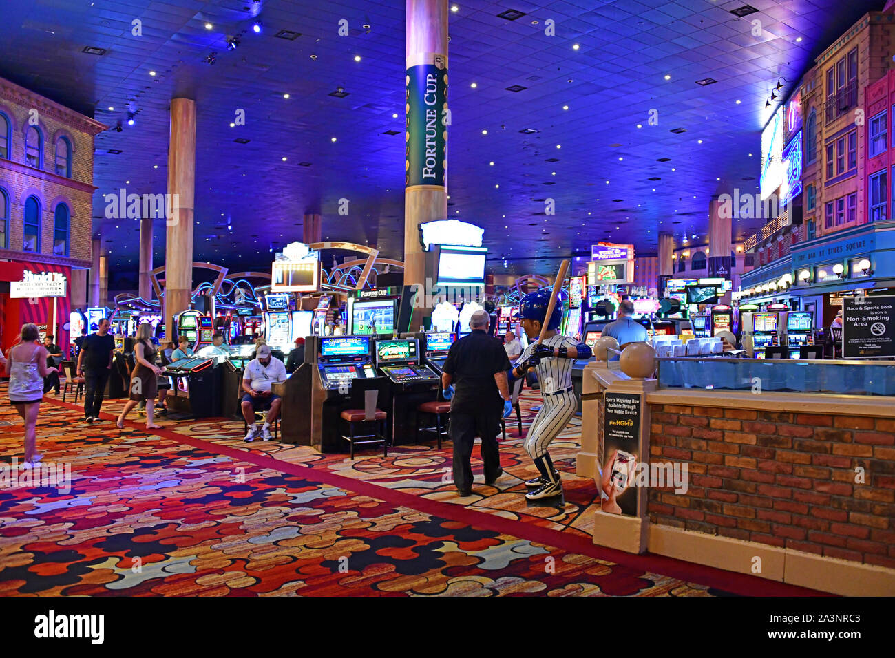 The interior of New York-New York Hotel & Casino in Las Vegas Stock Photo -  Alamy