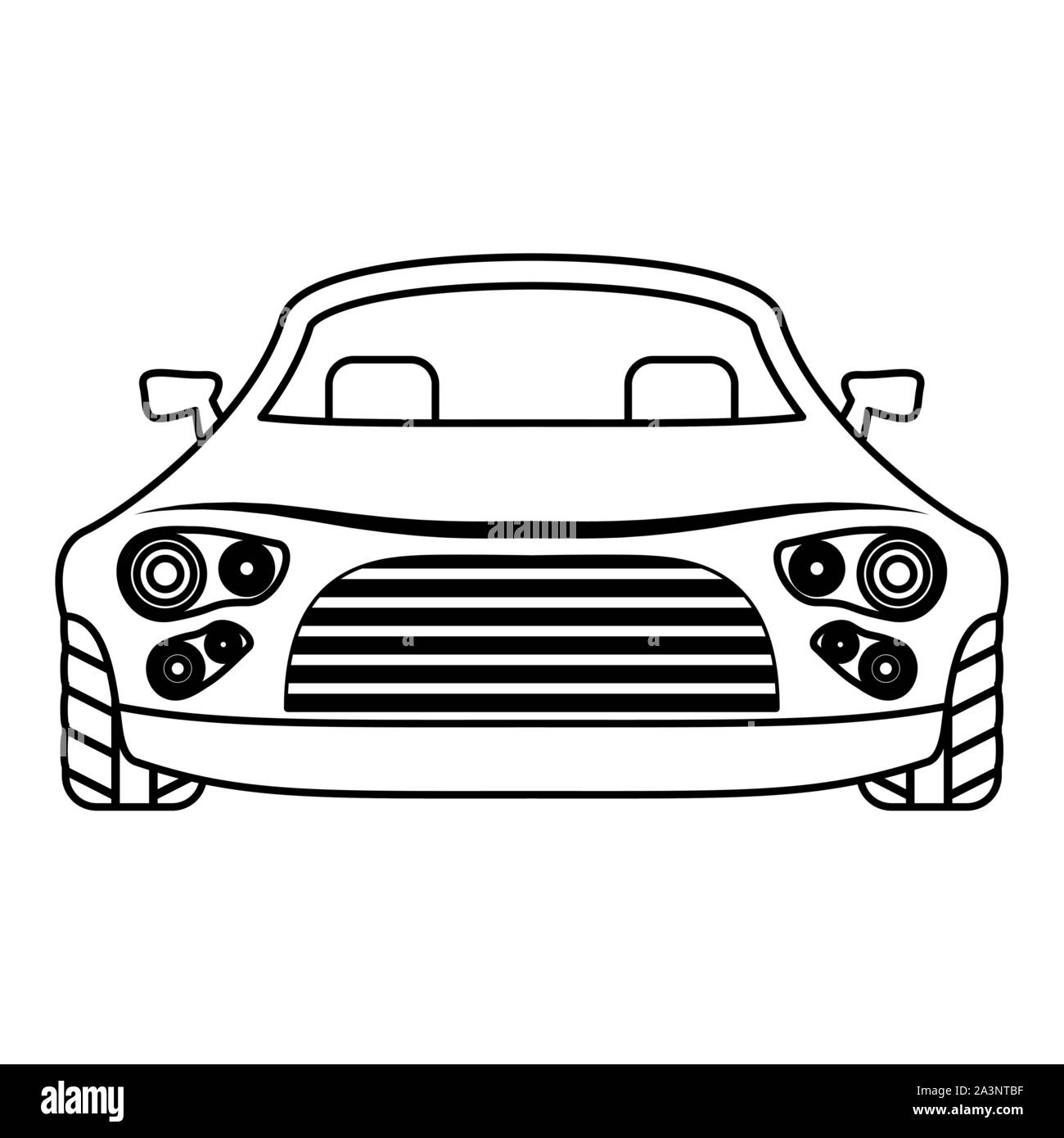 sedan car vehicle isolated icon Stock Vector Image & Art - Alamy