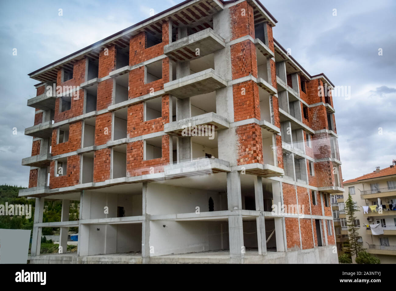 Construction of new high rise residential buildings Stock Photo - Alamy