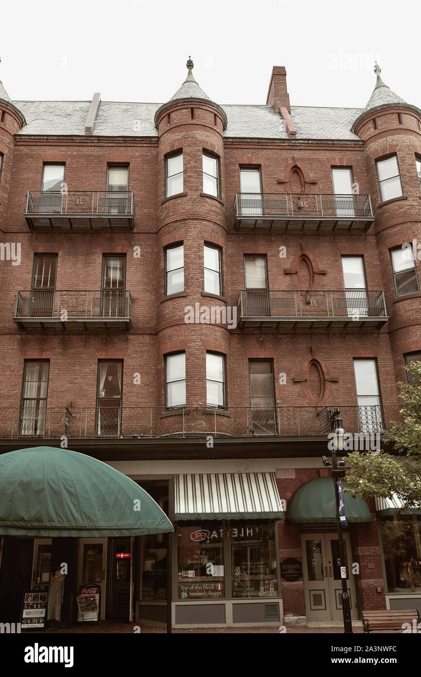 Burlington, Vermont September 29th, 2019 Richardson Place building on pedestrian shopping