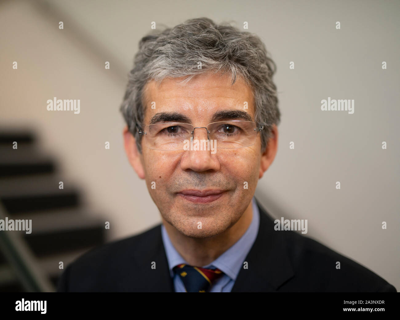 Manchester, UK. 9th Oct, 2019. David Nott, a trauma surgeon who has worked in numerous disaster and war zones, appears at Manchester Literature Festival. Credit: Russell Hart/Alamy Live News Stock Photo