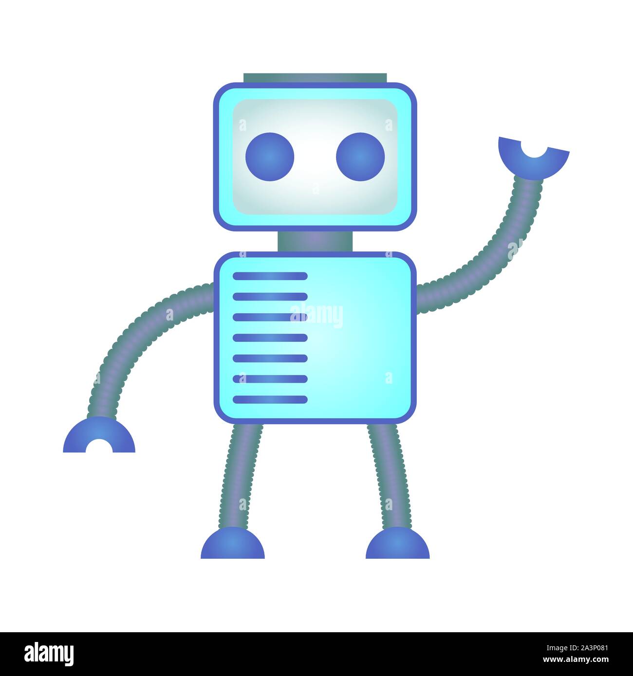 humanoid robot cyborg isolated icon Stock Vector Image & Art - Alamy