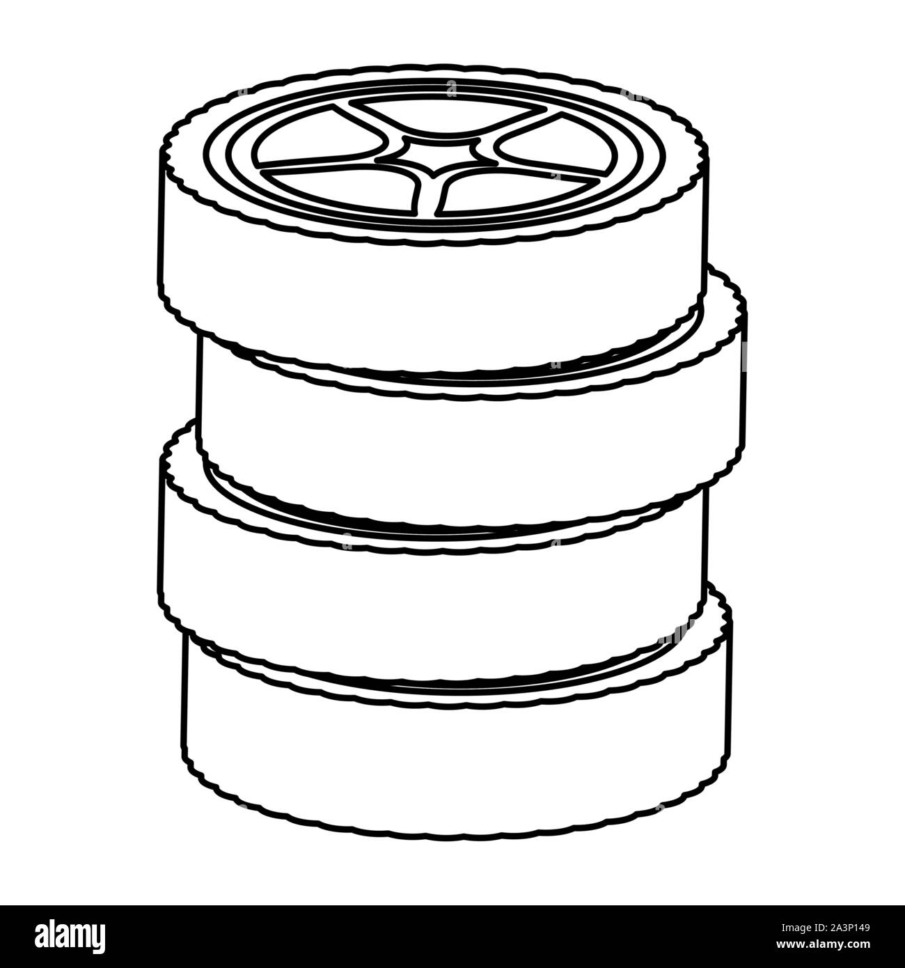 Ride rubber wheels Stock Vector Images - Alamy