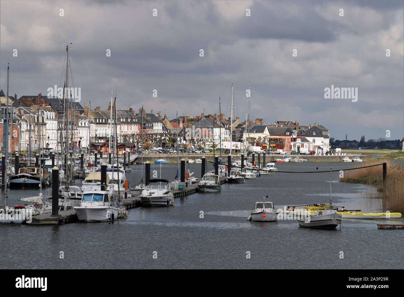 port de Saint Valery sur Somme Stock Photo Alamy