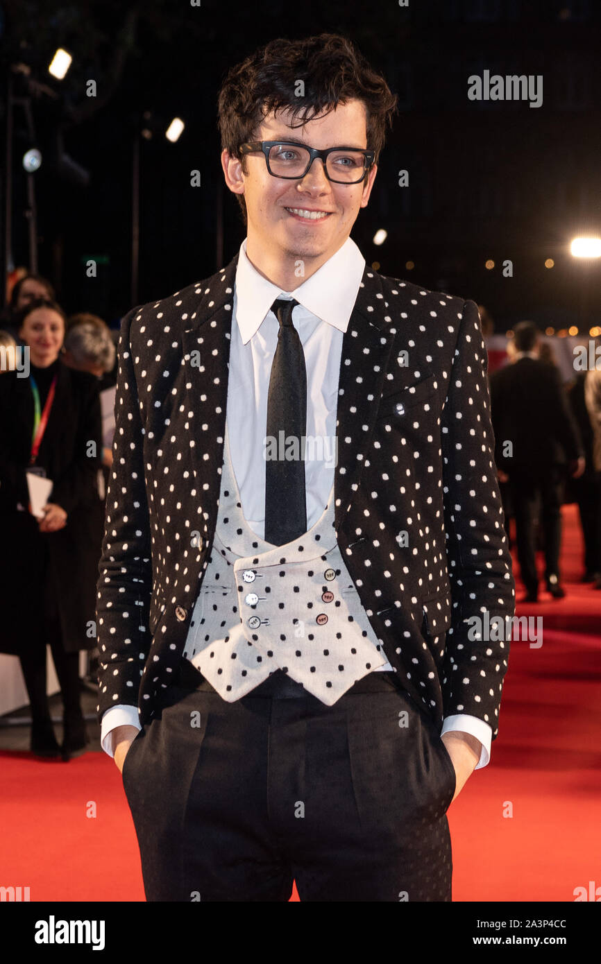 Asa Butterfield attending the Greed European Premiere as part of the BFI London Film Festival 2019 held at the Odeon Luxe, Leicester Square in London. PA Photo. Picture date: Wednesday October 9, 2019. Photo credit should read: PA Wire Stock Photo
