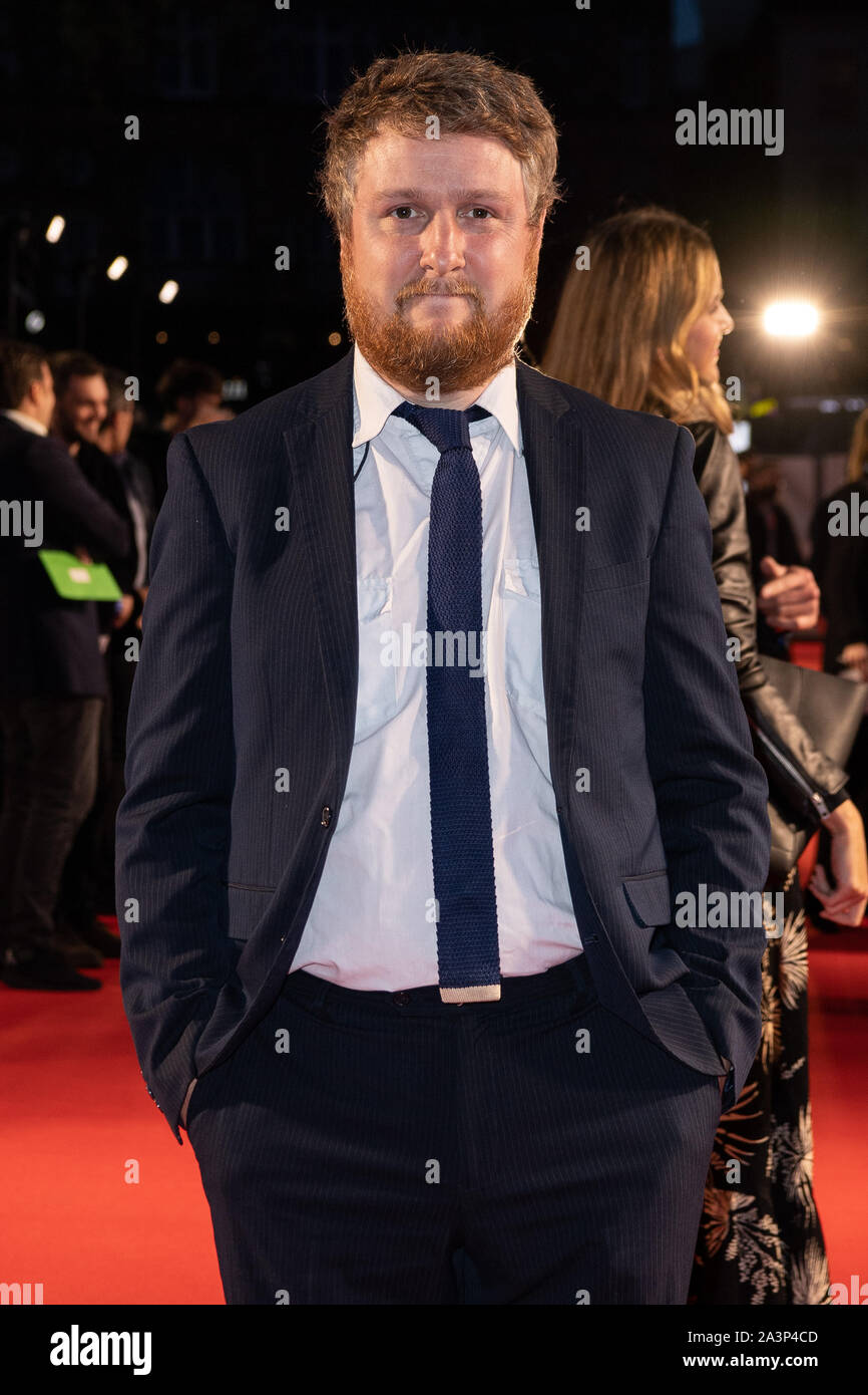 Tim Key attending the Greed European Premiere as part of the BFI London Film Festival 2019 held at the Odeon Luxe, Leicester Square in London. Stock Photo