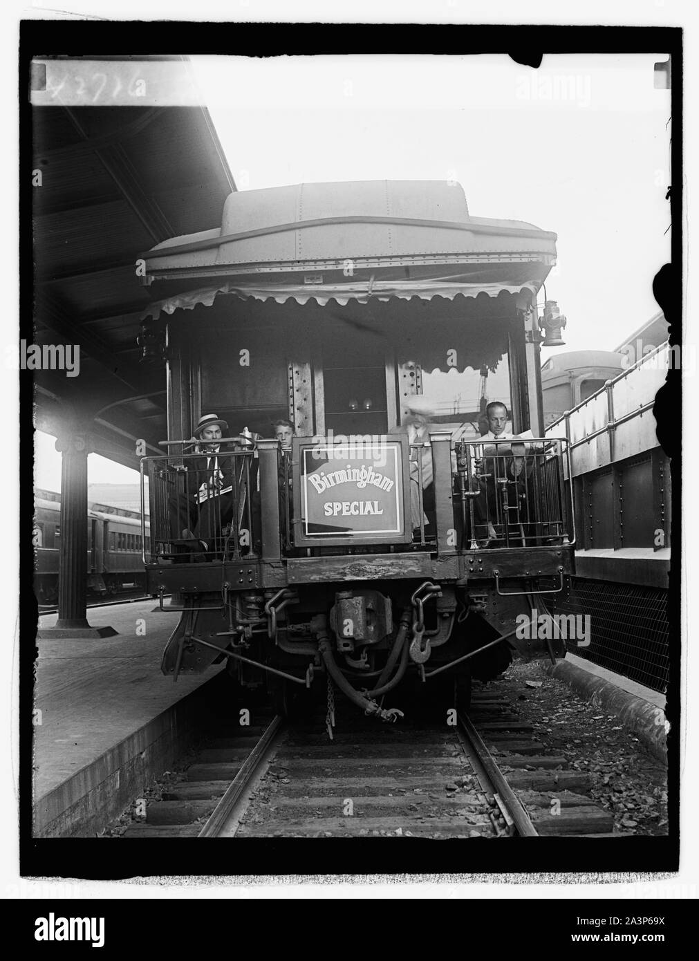So. Railroad Co. Observation Car Cresent Limited, Birmingham Skip Stock Photo