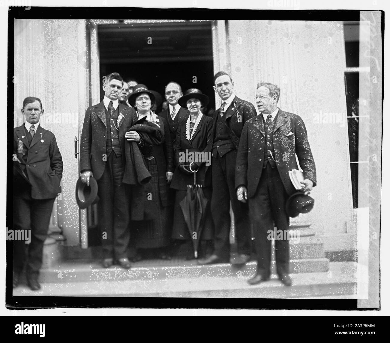 Socialist group, White House Stock Photo