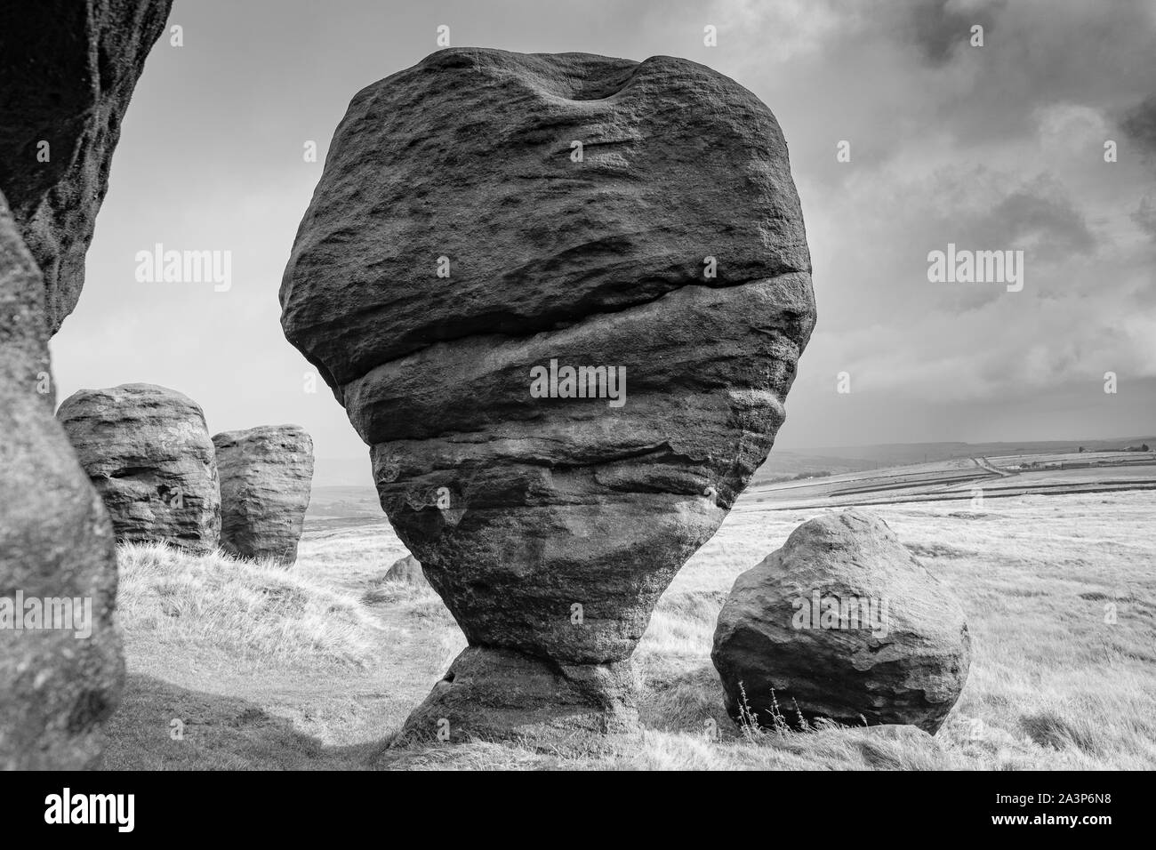Bride Formations Rocks Ice age formation Black and White Stock Photos & Images - Alamy