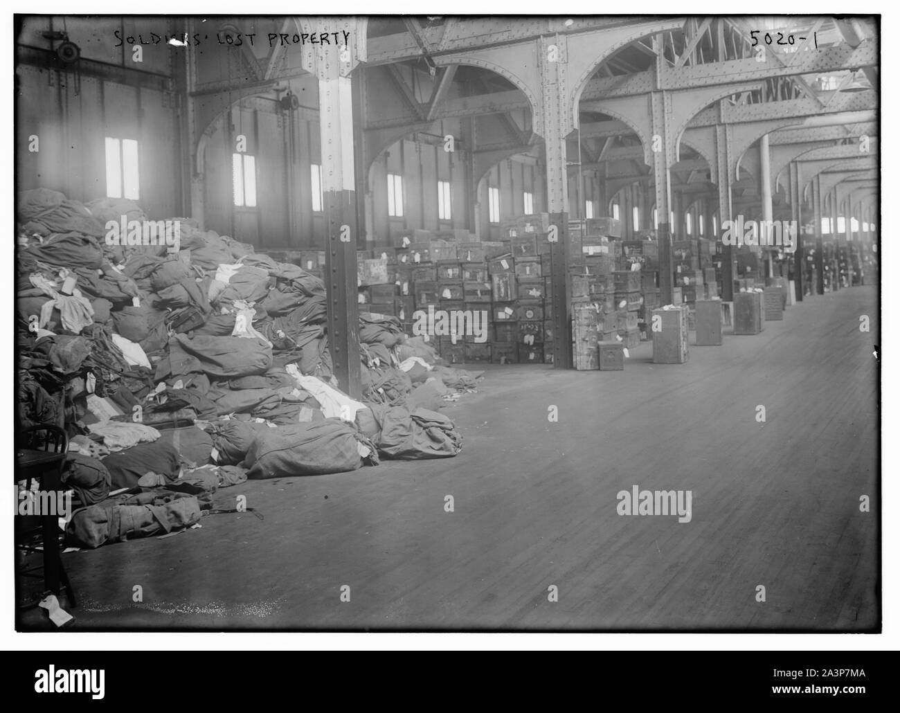 Soldier's Lost Property Stock Photo Alamy